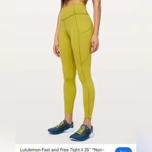 lululemon athletica Women's Vibrant Yellow Leggings